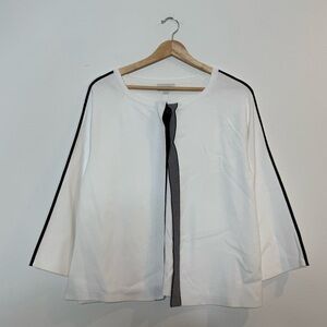 Kinross 100% Cotton Single Button Cardigan 3/4 Sleeve Coastal Prep Sweater